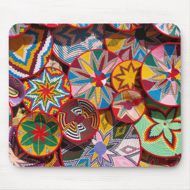 Traditionell etiopisk Basket Musmatta (Framsidan)