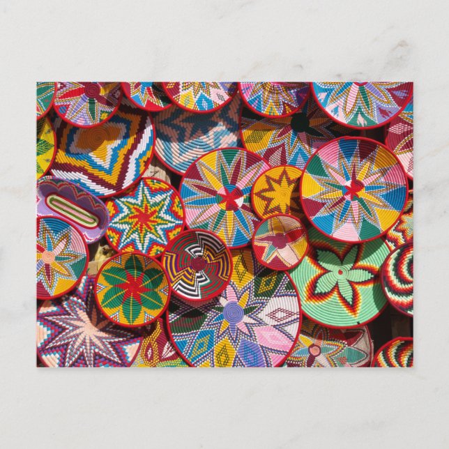 Traditionell etiopisk Basket Vykort (Framsida)