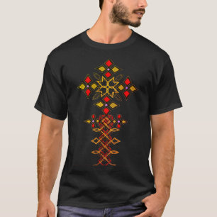 Traditionell etiopisk Kor-design T-Shirt