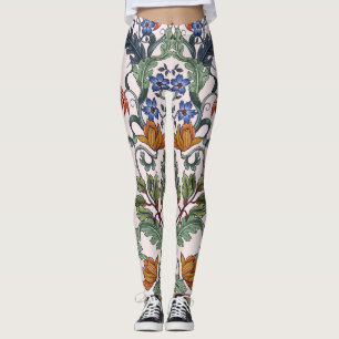 Traditionell etnisk Blommigt: Dekorativ Vintage Leggings