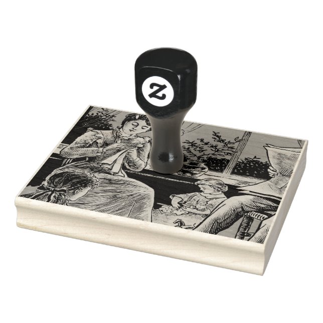 Traditionell Familjelivets hustru Make Kids Stämpel (Stämpel)