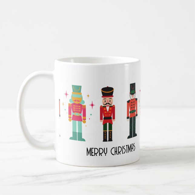 Traditionell festlig nötknäppare God Jul Kaffemugg (Vänster)
