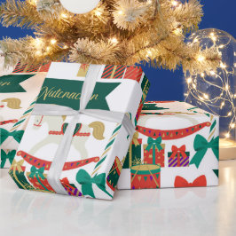 Traditionell festlig Nutcracker Leksaker-jul Presentpapper