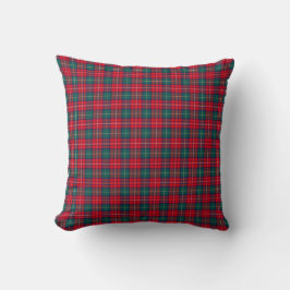 Traditionell Festlig Tartan Kudde