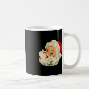 Traditionell för Vintage jul Jultomten Ansikte Rol Kaffemugg