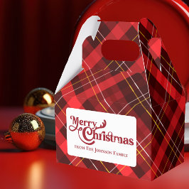 Traditionell God jul Red Play Anpassningsbar Party Presentaskar