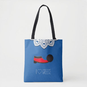 Traditionell grekisk Tsarouchi & doily Tygkasse
