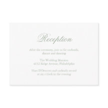 Traditionell Grönt Elegant bröllop