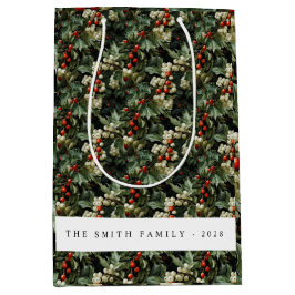 Traditionell Grönt Holly Helgdag