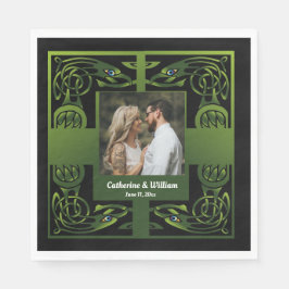 Traditionell Grönt Irish Celtic Pappersservett