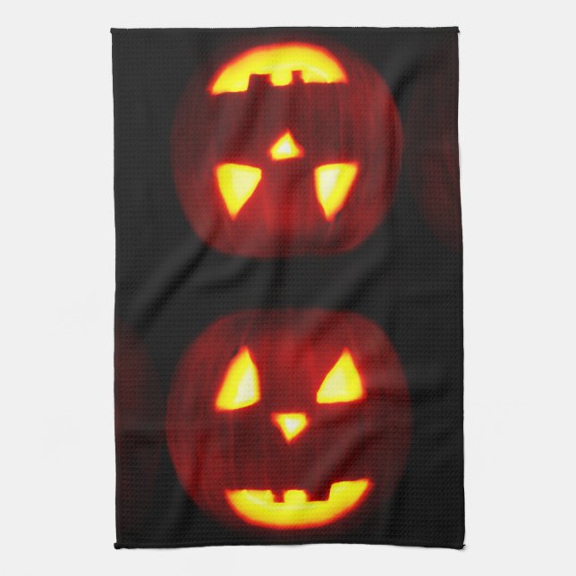 TRADITIONELL HALLOWEEN PUMPKINhandduk Kökshandduk (Vertikal)