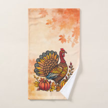 Traditionell handduk för Thanksgiving av Helgdag