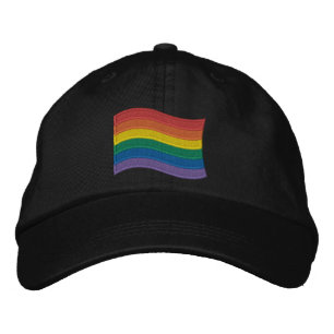 Traditionell HBT-Pride-Flagga med broied Baseball Broderad Keps
