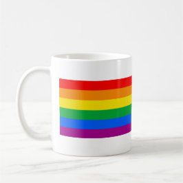 Traditionell HBTQ-stolthetsflagga Kaffemugg
