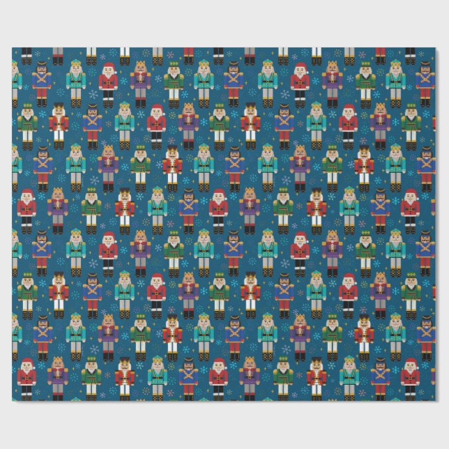 Traditionell Helgdag Mönster W Presentpapper (Platt)