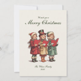 Traditionell helgjul julkort