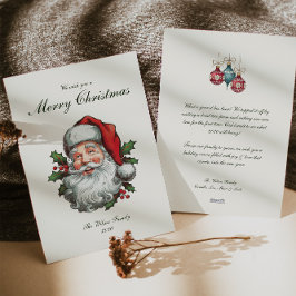 Traditionell helgjul julkort