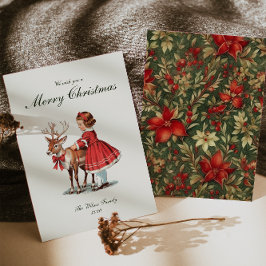 Traditionell helgjul julkort