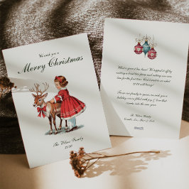 Traditionell helgjul julkort