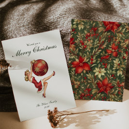 Traditionell helgjul julkort