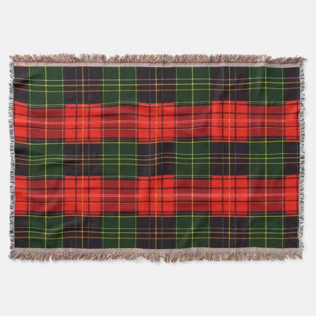 Traditionell Holiday Plaid Filt (Framsidan)