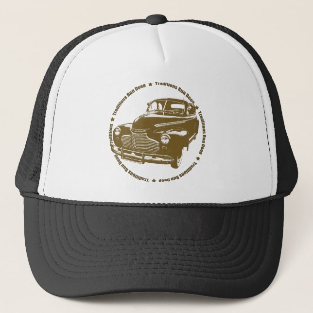 Traditionell hot rod 1941 för Chevy Coupe Truckerkeps (Framsida)