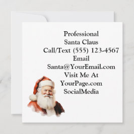 Traditionell inbjudan på tomtens affärspresentatio