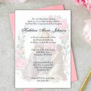 Traditionell inbjudan till den katolska första Hel