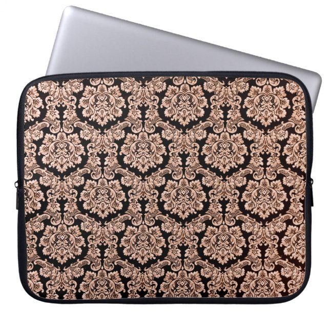 traditionell indiansk paisley mönster laptop fodral (Framsidan)