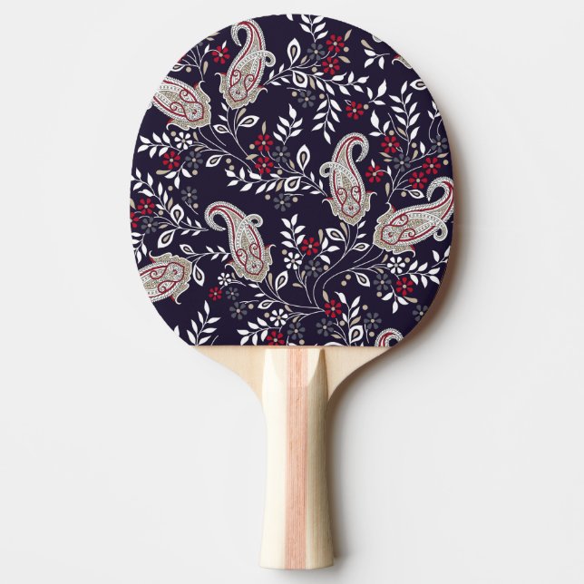 Traditionell indisk paisley, sömlös mönster. pingisracket (Framsidan)