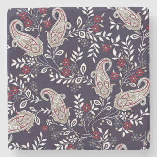 Traditionell indisk paisley, sömlös mönster. stenunderlägg