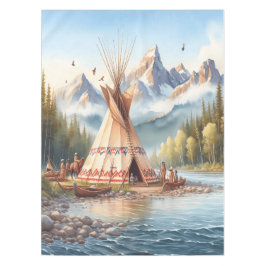Traditionell infödd indisk teepeeterisk naturveten