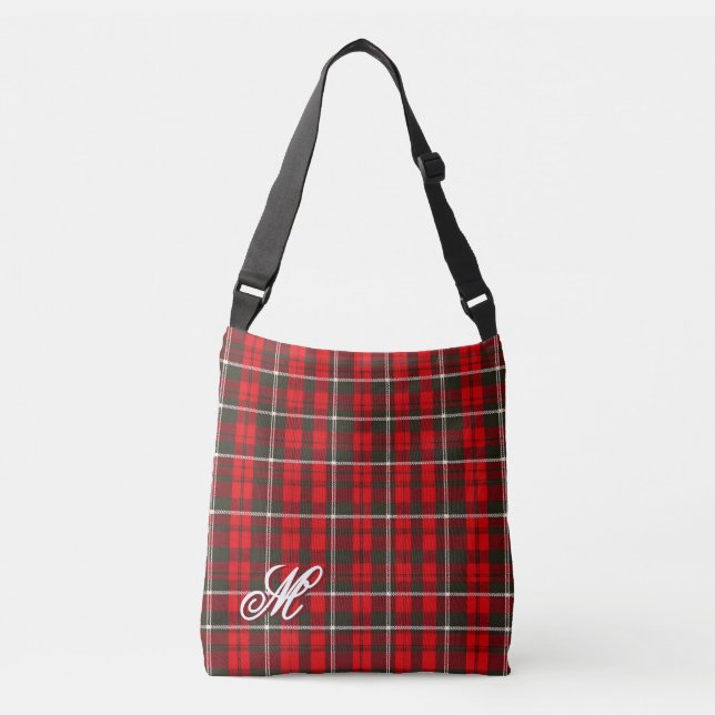 Traditionell insamling av Tartan Play Red Axelväska (Framsida)