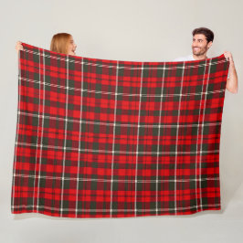 Traditionell insamling av Tartan Play Red Fleecefilt