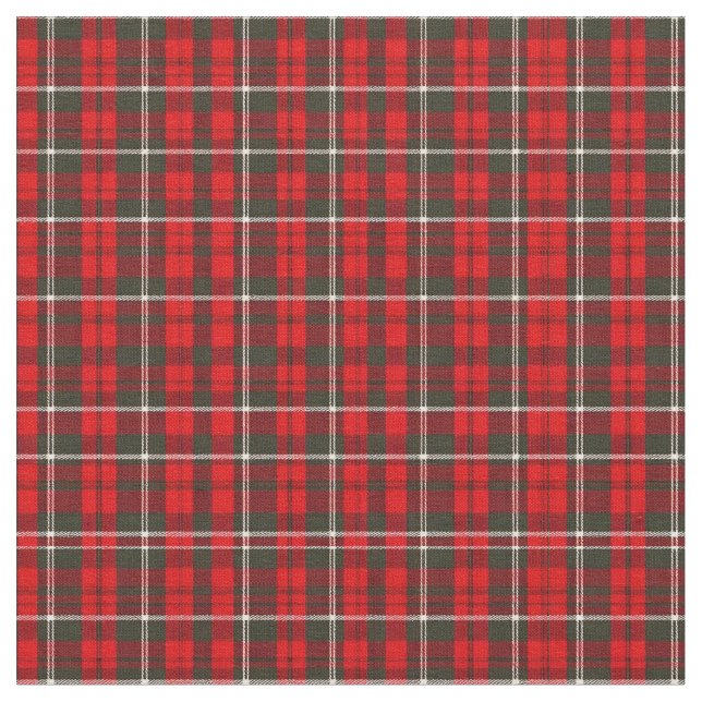 Traditionell insamling av Tartan Play Red Tyg (Närbild)