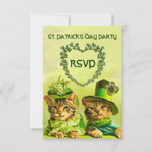 TRADITIONELL IRISH CATS,ST.PATRICK'S DAY PARTY OSA KORT