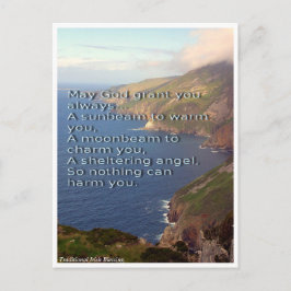 Traditionell irländsk välsignelse, Irland kusten Vykort