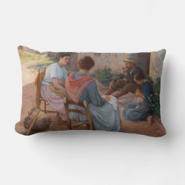 Traditionell italiensk familj (Vintage Italien) Lumbarkudde