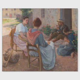 Traditionell italiensk familj (Vintage Italien) Presentpapper