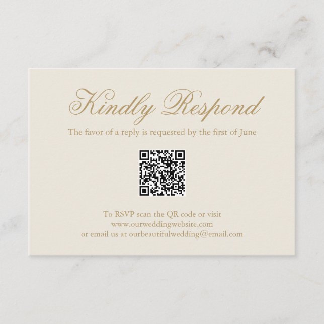 Traditionell ivoriansk formell QR-kod Elegant bröl OSA Kort (Framsida)