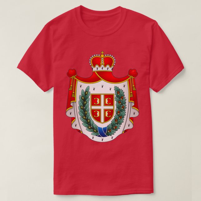 Traditionell Jacka av arm från Vojvodina i Serbien T Shirt (Design framsida)