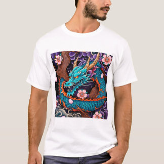 Traditionell japansk koi-fisktattodesign t shirt