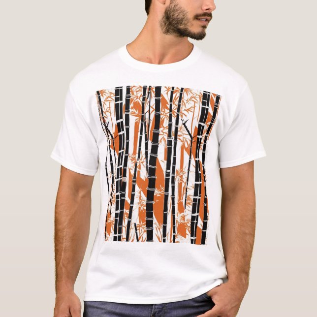Traditionell japansk mönsterdesign 0011 t shirt (Framsida)