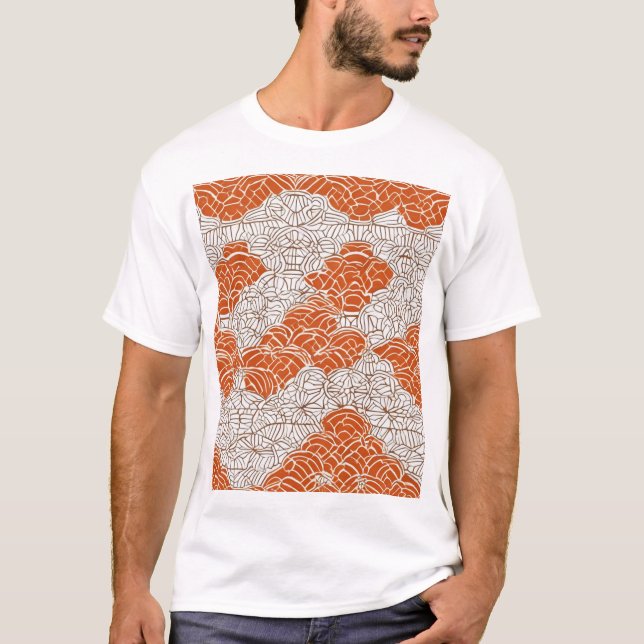Traditionell japansk mönsterdesign 0054 t shirt (Framsida)