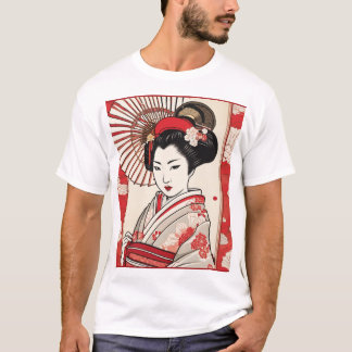 Traditionell japansk mönsterdesign - Elegant Geom T Shirt