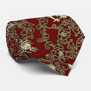 Traditionell japanska mönstermanar tie slips