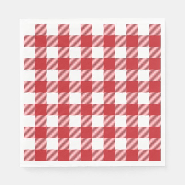 Traditionell jul firande mönster-tartan pappersservett (Framsidan)