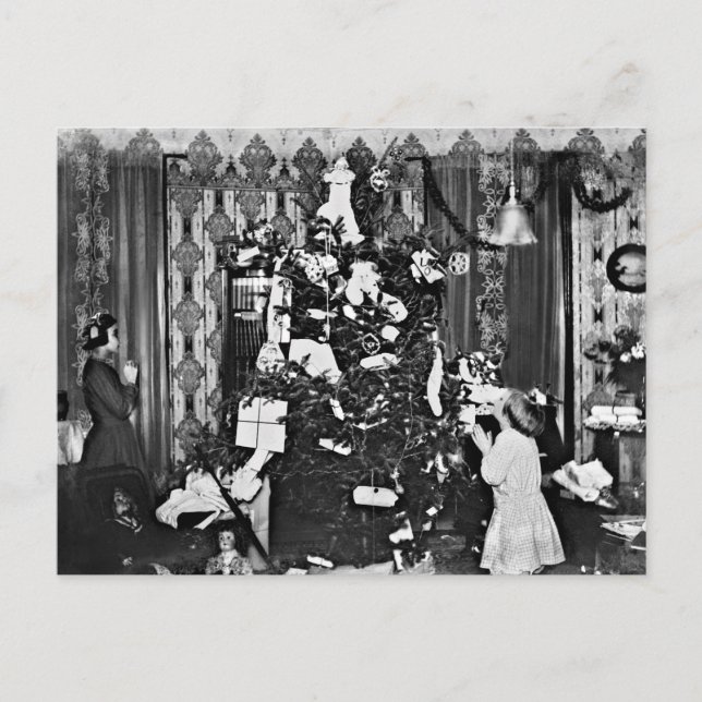 Traditionell jul helg vykort (Framsida)