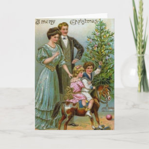 Traditionell jul helgkort