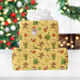 Traditionell jul i Mönster | GULT Presentpapper